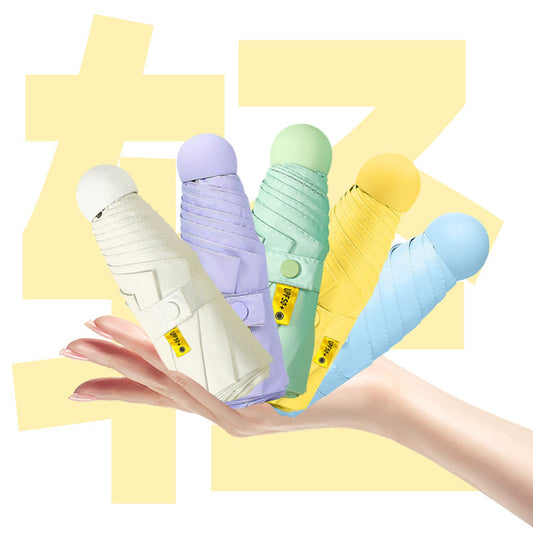 Custom Logo Sunscreen Umbrella Women Foldable