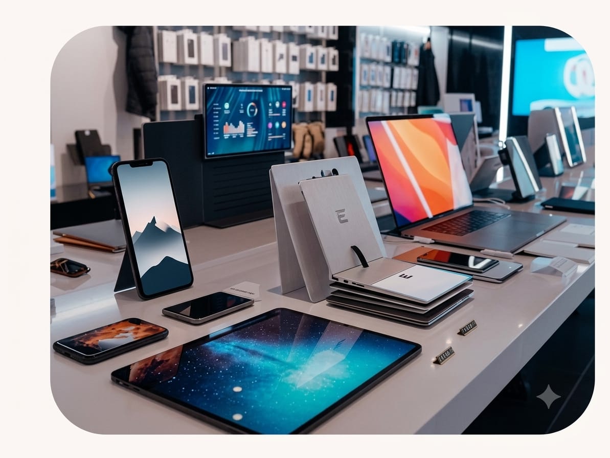 Mobiles, Laptops & Wearables