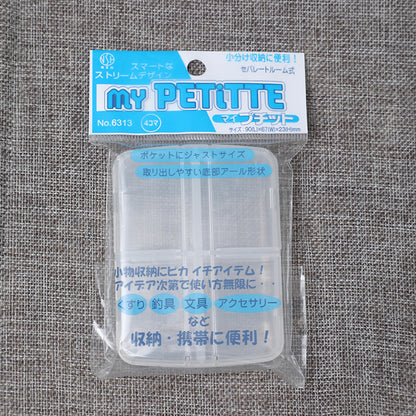 Stylish Transparent Medicine Box for Daily Use