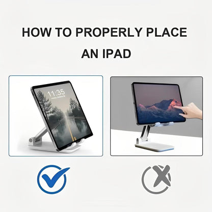Foldable Phone Stand Black White ABS Plastic