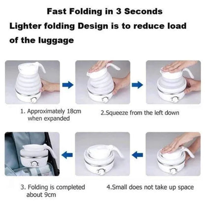 Portable Electric Kettle Fast Boiling Silicone Handle