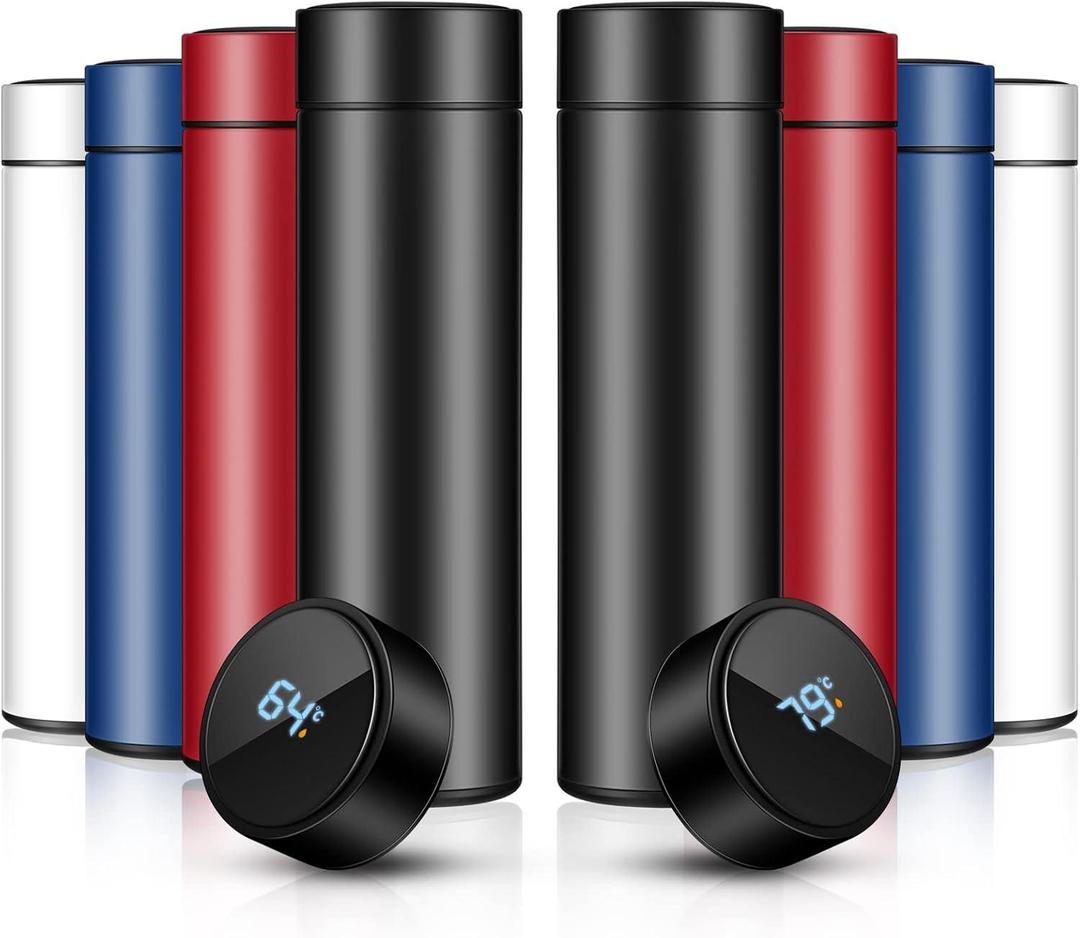 Insulated Stainless Steel Water Bottle with Digital Temp Display