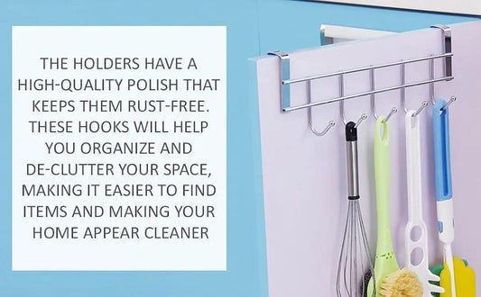 Silver Metal Cabinet Hanger for Bathroom Storage