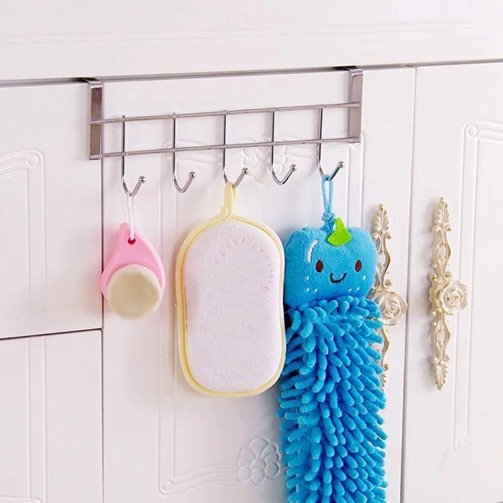 Silver Metal Cabinet Hanger for Bathroom Storage