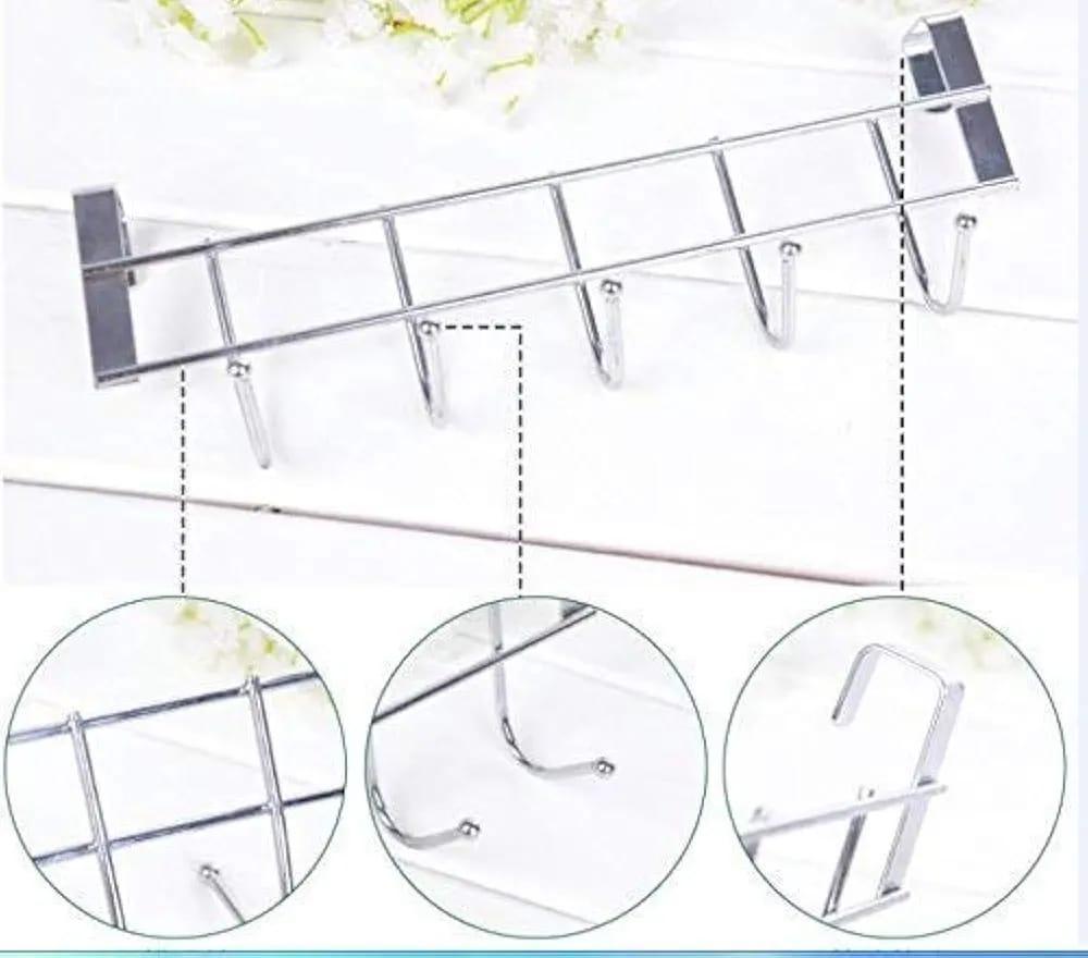 Silver Metal Cabinet Hanger for Bathroom Storage