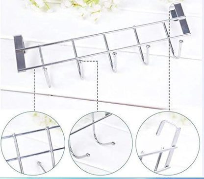 Silver Metal Cabinet Hanger for Bathroom Storage