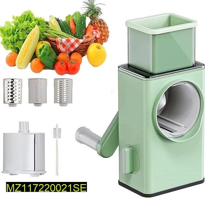 Green Manual Food Chopper with 3 Blades