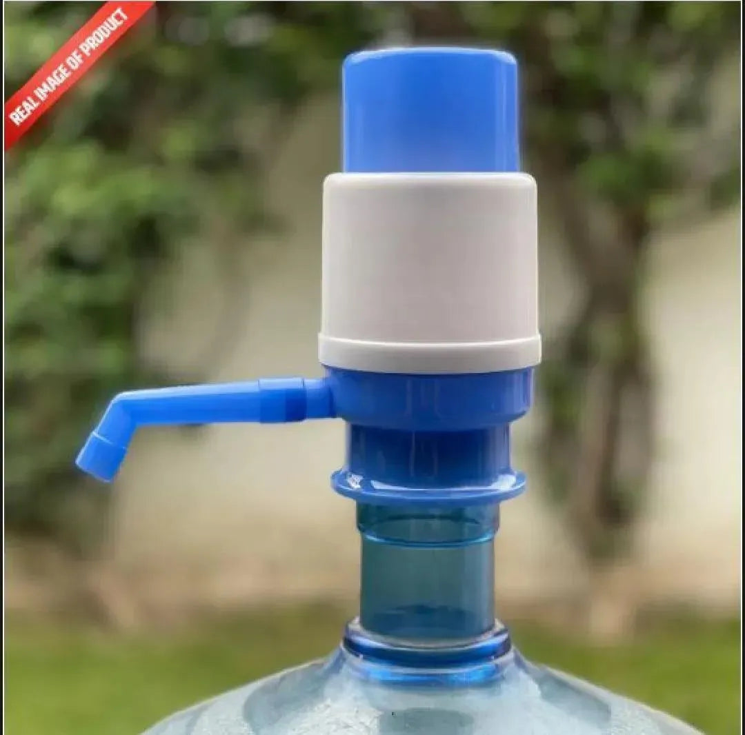 Blue Manual Water Pump for Kitchen, ABS Plastic, Leak-Proof