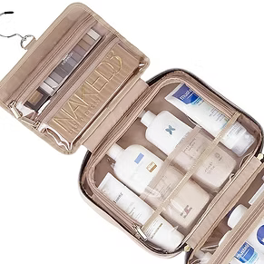 Large Travel Cosmetic Bag with Waterproof Hanging Hook