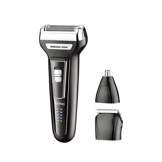 Dry Shave, Wet, Cordless, Rechargeable, Self-Sharpening, Pop-Up Trimmer Men's Hair Clipper And Shaver