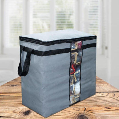 Non-Woven Dust Proof Storage Bag 19x11 Grey Black