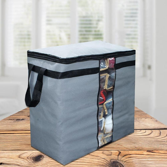 Non-Woven Dust Proof Storage Bag 19x11 Grey Black
