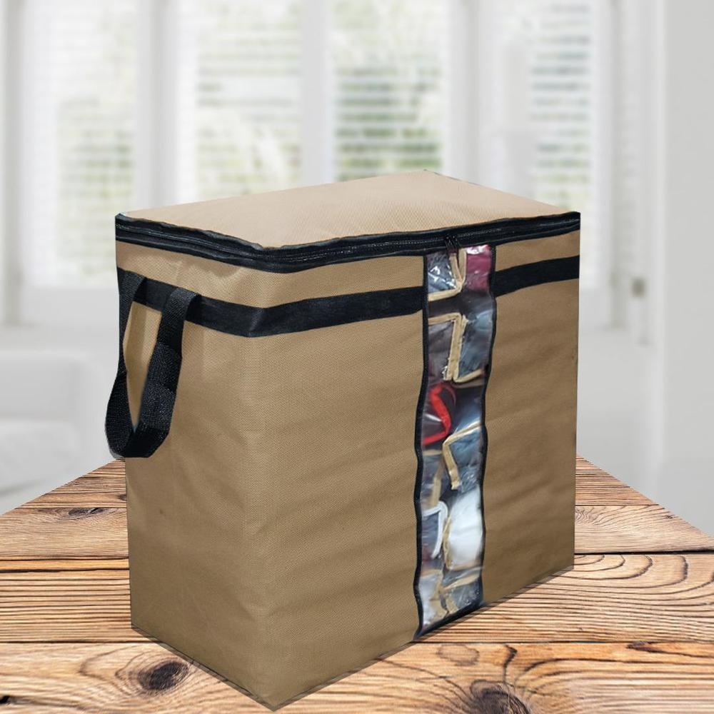 Non-Woven Dust Proof Storage Bag 19x11 Grey Black