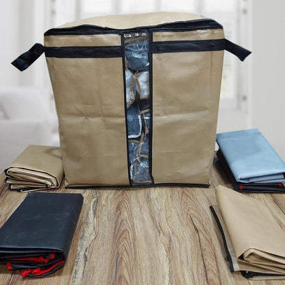 Non-Woven Dust Proof Storage Bag 19x11 Grey Black