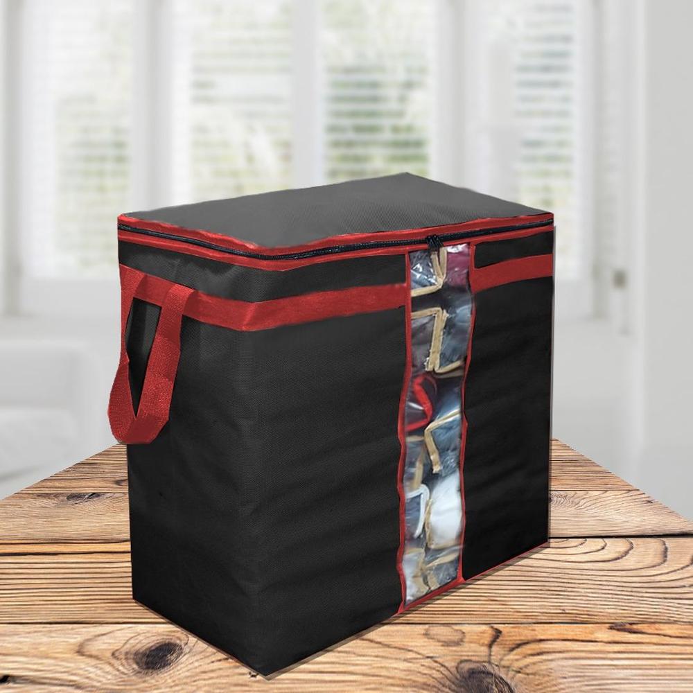 Non-Woven Dust Proof Storage Bag 19x11 Grey Black