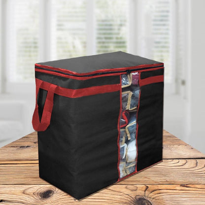 Non-Woven Dust Proof Storage Bag 19x11 Grey Black