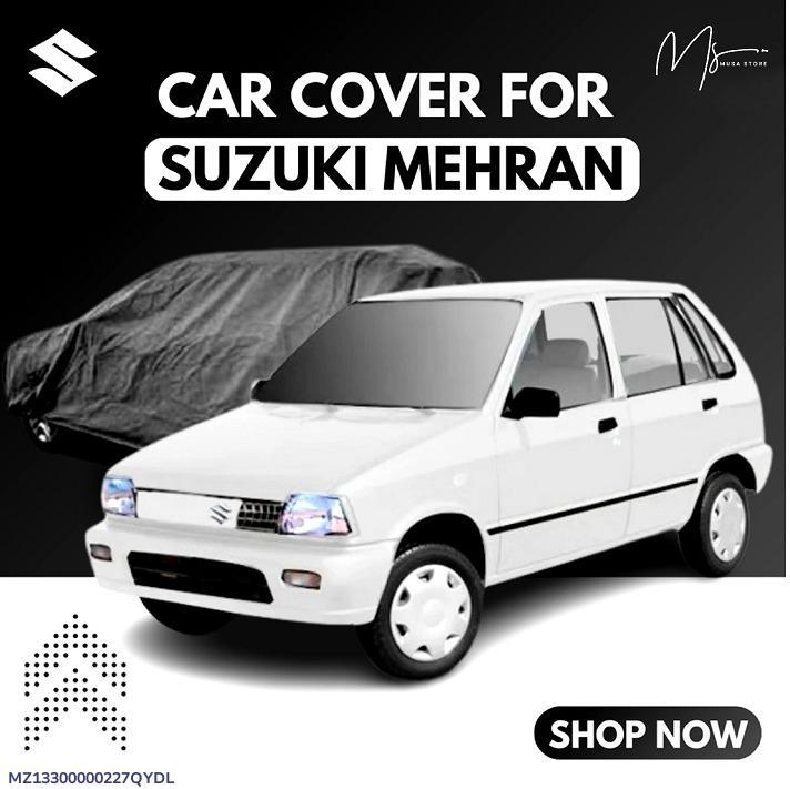 Suzuki Mehran Car Cover Silver Spray Waterproof