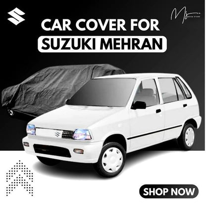 Suzuki Mehran Car Cover Silver Spray Waterproof