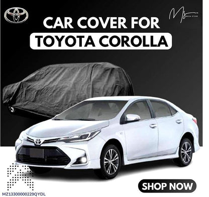 Toyota Corolla Parachute Car Cover Grey Waterproof