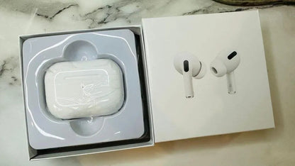White Bluetooth Earbuds with Charging Case