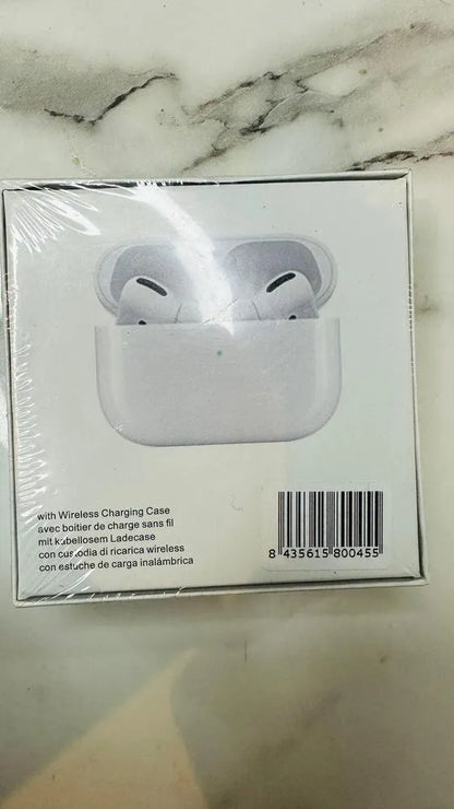 White Bluetooth Earbuds with Charging Case