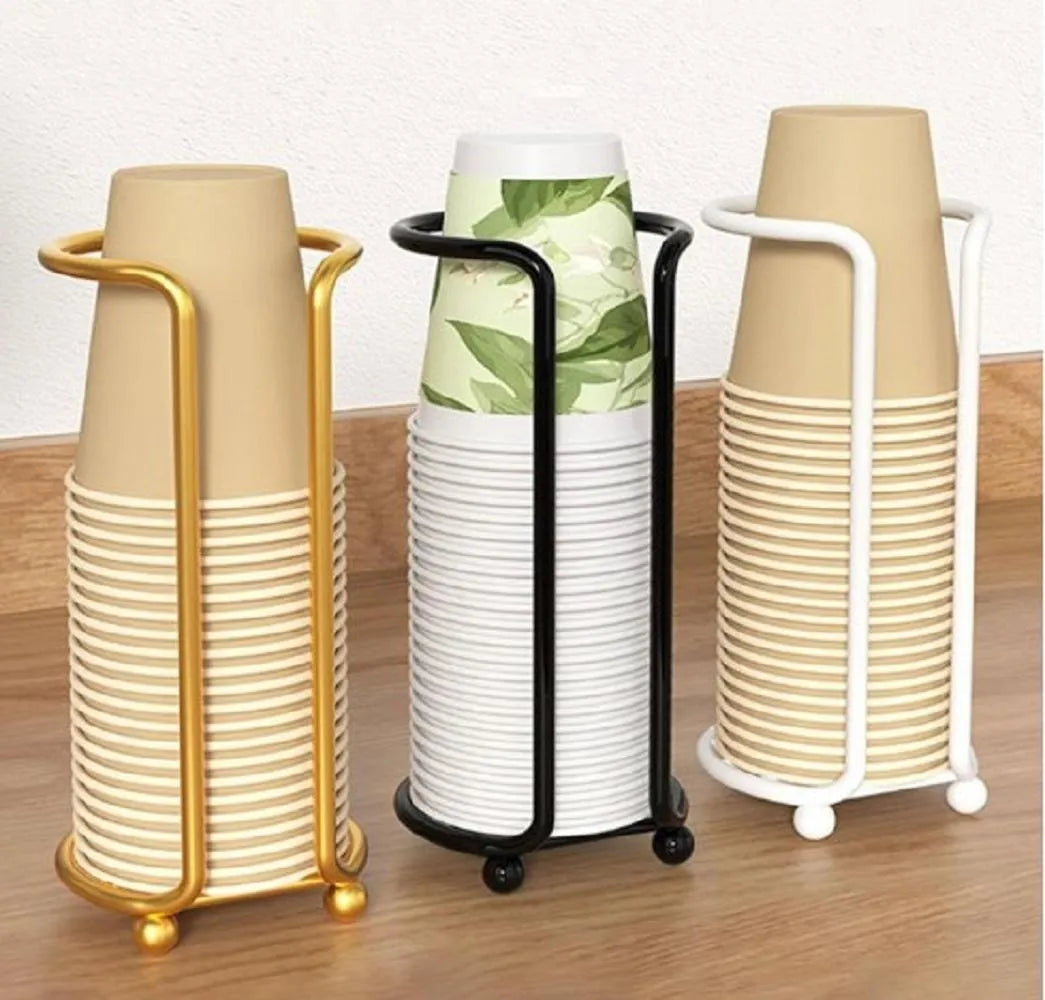 Golden Paper Cup Dispenser for Home & Office