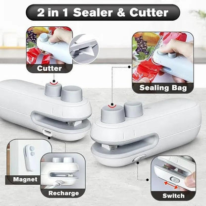 Portable USB-C Sealing Machine White