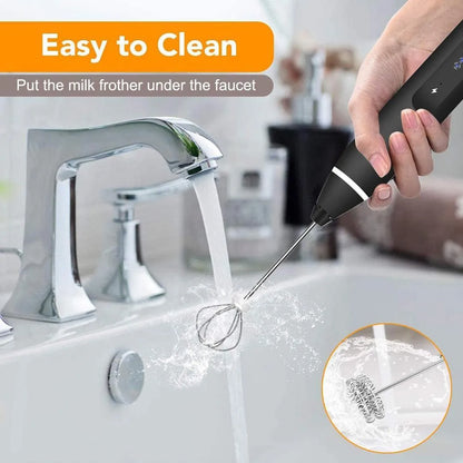 Rechargeable 2-in-1 Coffee Beater & Milk Frother