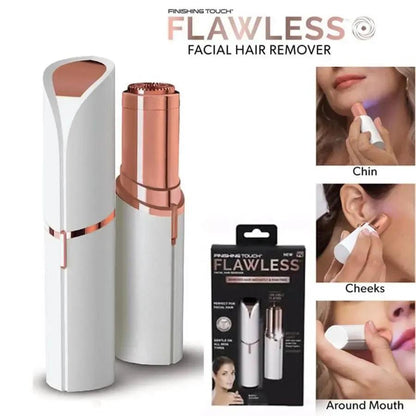 Flawless Facial Hair Remover for Women Lightweight Portable Rotary Blade