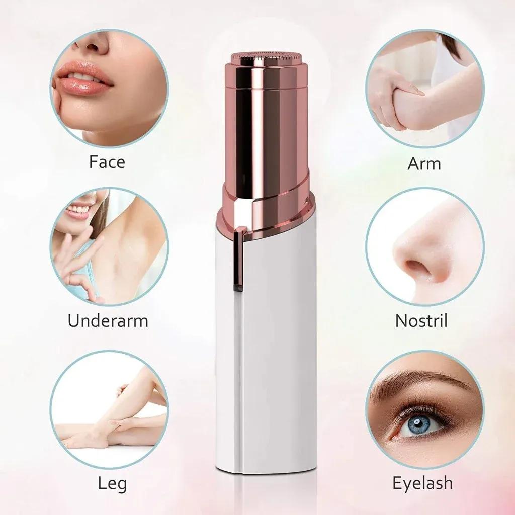 Flawless Facial Hair Remover for Women Lightweight Portable Rotary Blade