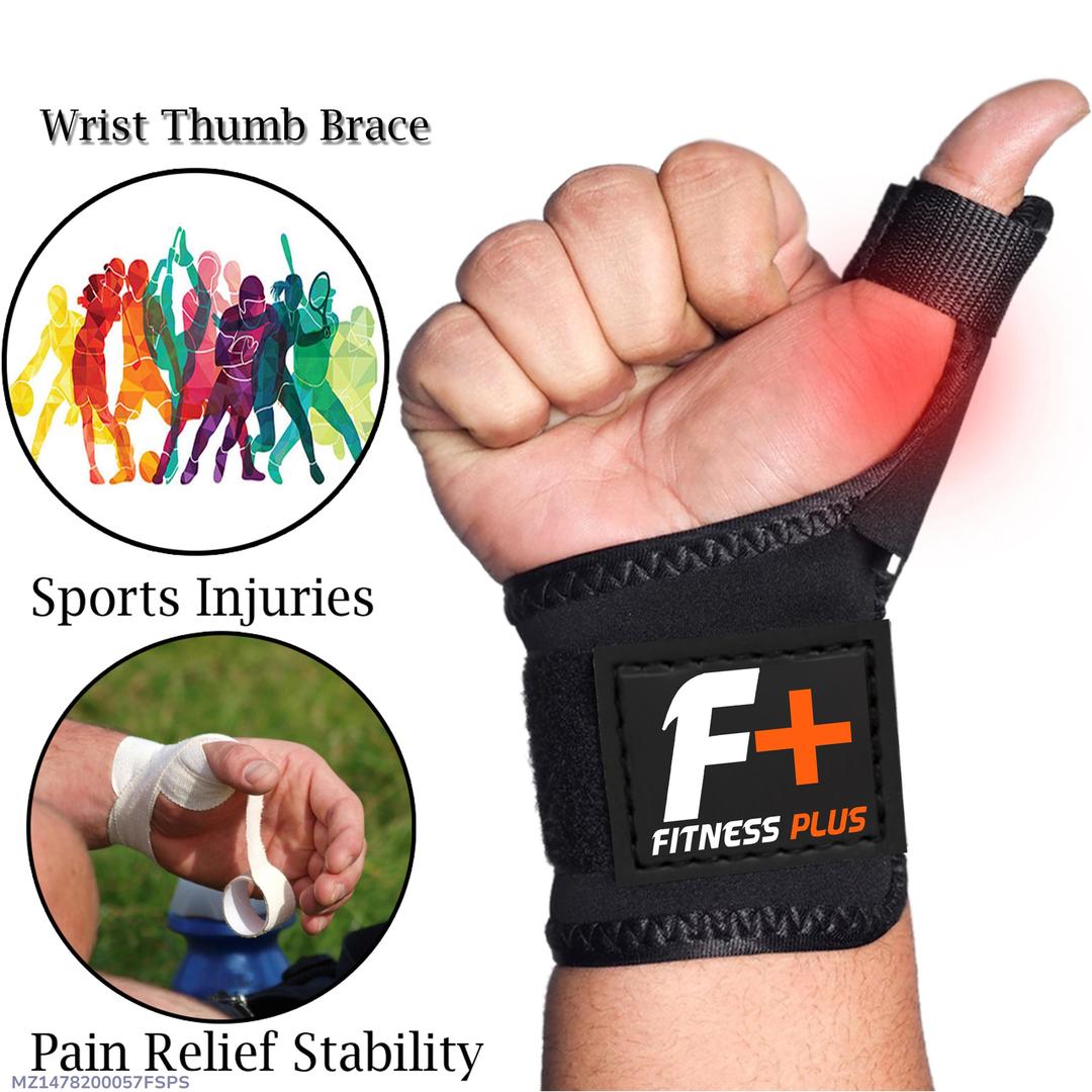 Latex Thumb Grip Splint Black 1 Pc