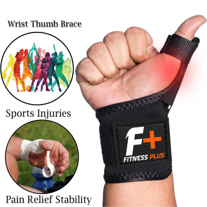 Latex Thumb Grip Splint Black 1 Pc