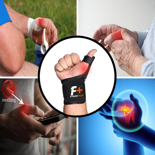 Latex Thumb Grip Splint Black 1 Pc