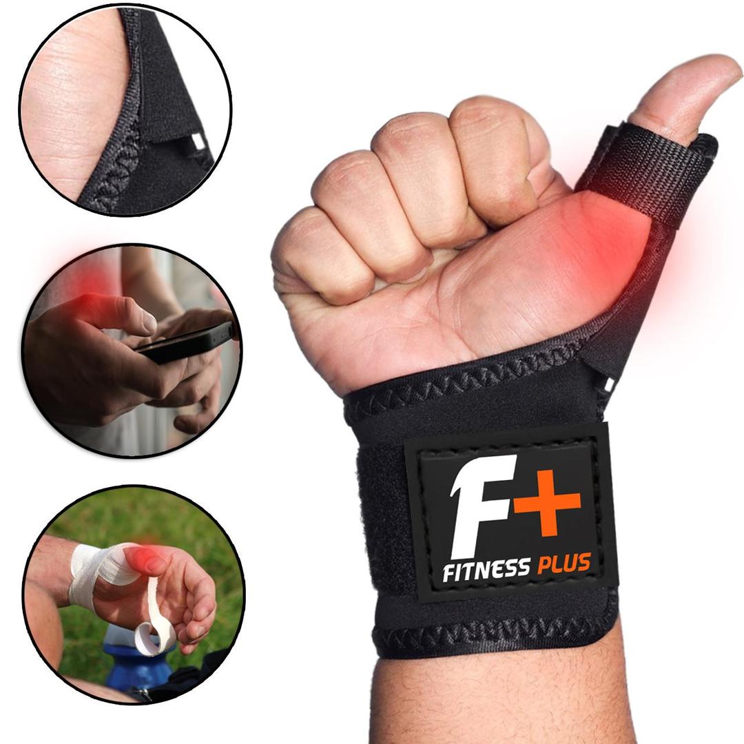Latex Thumb Grip Splint Black 1 Pc