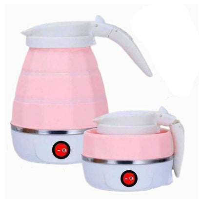 Blue Electric Kettle 600ml Quick Boil Portable