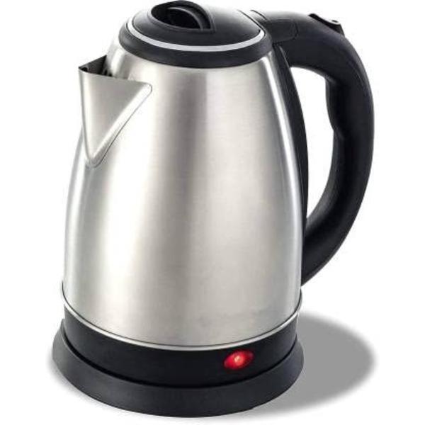 Stainless Steel Electric Kettle Silver Black Fast Boil