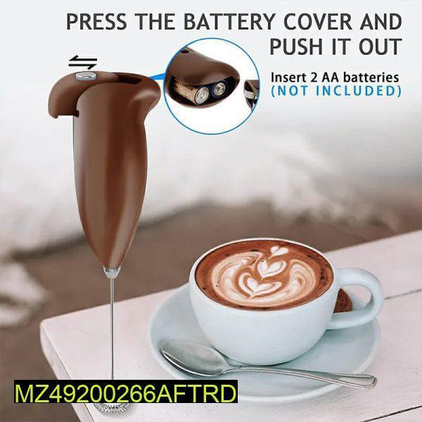 Electric Hand Blender for Lattes, Matcha, Protein Shakes, Chocolate
