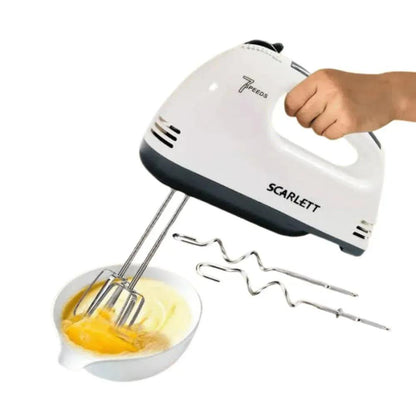 Electric Egg Blender 7 Speed 180W Stainless Steel
