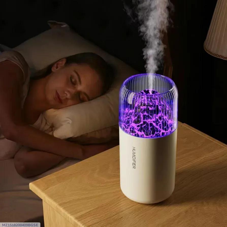 Air Humidifier with Purple LED for Sleep & Office