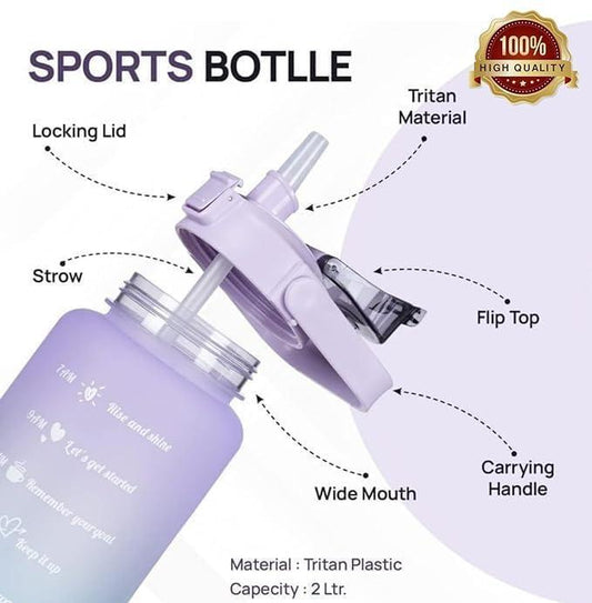 Multicolor Insulated Water Bottles Set of 3