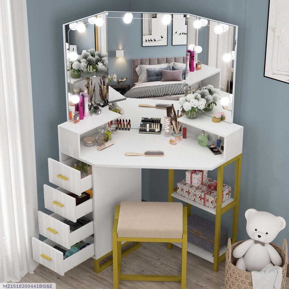 Rechargeable Vanity Mirror LED Lights Off-White