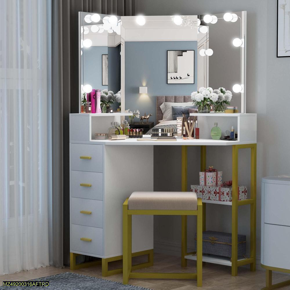Rechargeable Vanity Mirror LED Lights Off-White
