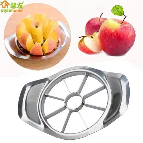 Stainless Steel Manual Fruit Press Cutter for Easy Slicing