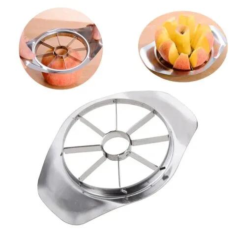 Stainless Steel Manual Fruit Press Cutter for Easy Slicing