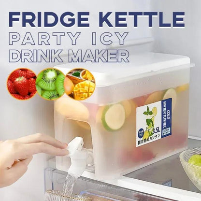 Fridge Kettle 2500ml BPA Free Ice Maker