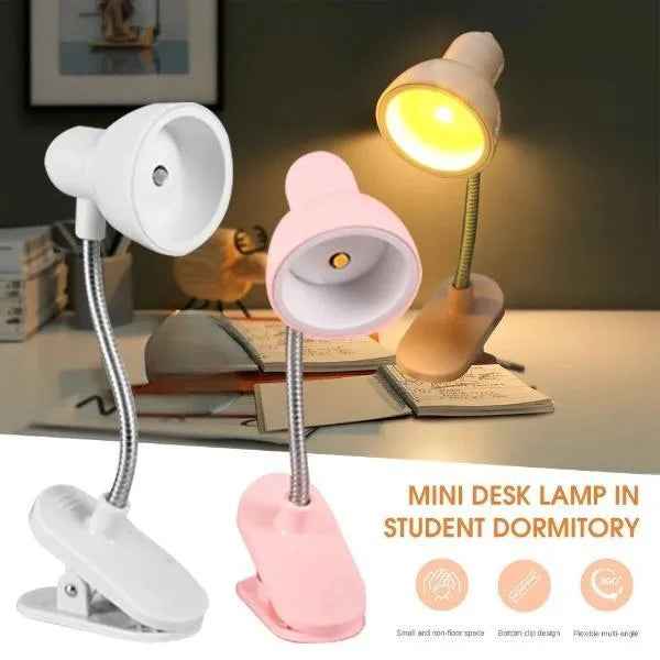 Mini Desk Lamp for Student Dormitory & Reading Night