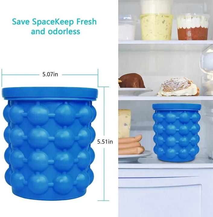 Ice Cube Maker 120 Cubes Double Chamber Silicone