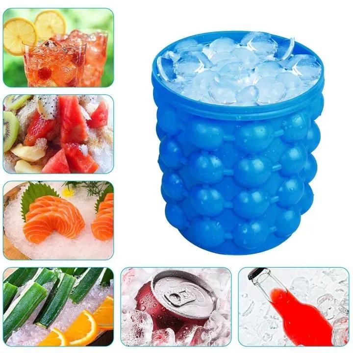 Ice Cube Maker 120 Cubes Double Chamber Silicone