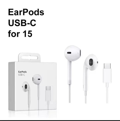 USB-C EarPods White Bluetooth 4.2 for 15