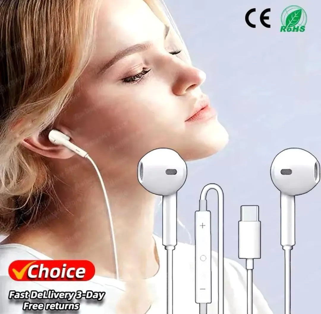 USB-C EarPods White Bluetooth 4.2 for 15